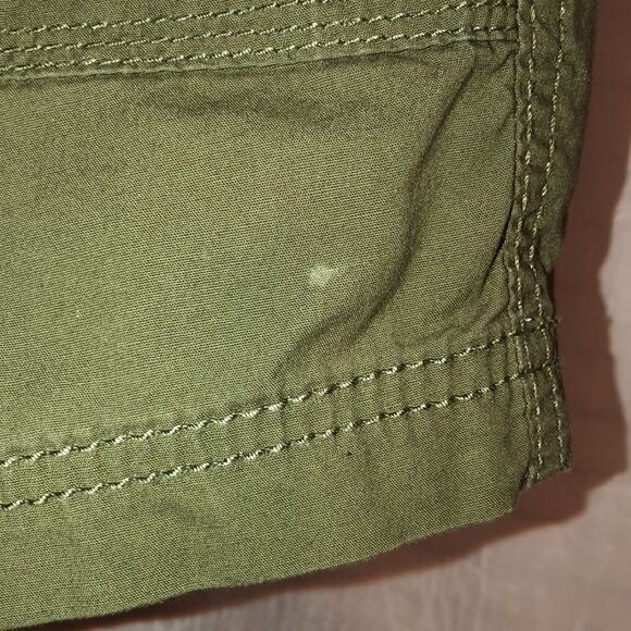 Motherhood S Camo Green Stretch Shorts with Four Pockets - Picture 13 of 14